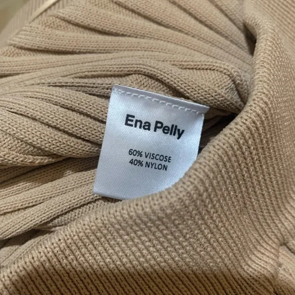 ⭐️NEW⭐️ENA PELLY -Macy Knit Pant In Beige -Size Medium •Retails $308USD - Picture 11 of 13